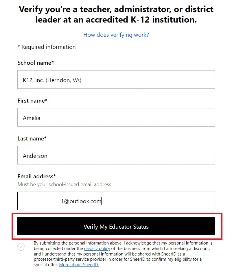 Cách nhận ChatGPT K-12 Teacher miễn phí 10 Hoàn thành xác minh