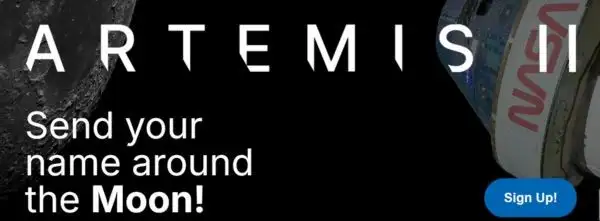 Hướng dẫn cách đăng ký tên lên Mặt Trăng cùng NASA miễn phí 7 Nhấn vào nút Sign up