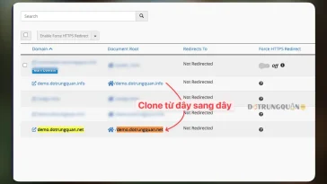 Hướng dẫn clone website với Softaculous