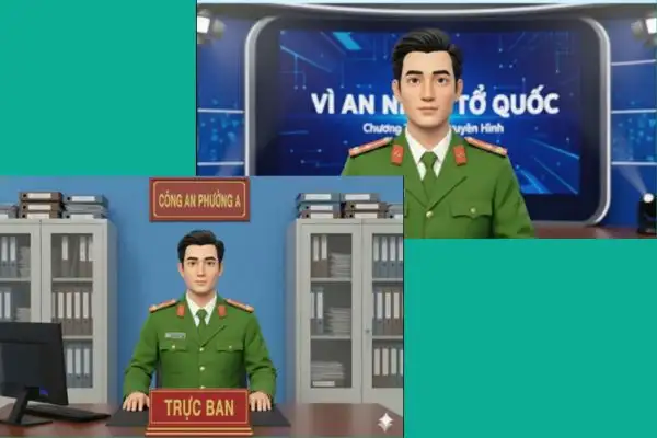 Bước 3: Thiết lập bối cảnh và trường quay ảo