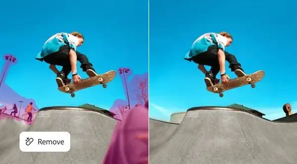 Làm chủ tính năng Harmonize của Photoshop để ghép ảnh 14 Công cụ xóa vật thể