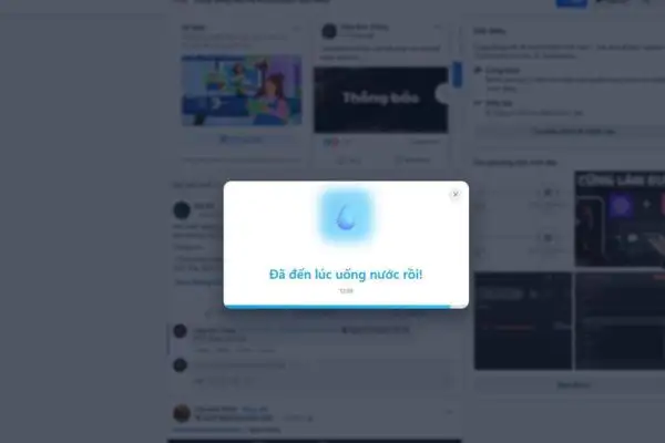 Cách cài extension nhắc nhở uống nước cho dân văn phòng