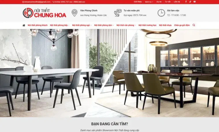 Chia sẻ miễn phí Source theme Nội Thất dựng bằng Flatsome