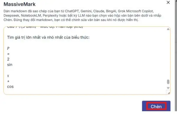 Copy ChatGPT sang Word bị lỗi font phải làm sao? 16 Dán toàn bộ nội dung markdown vào