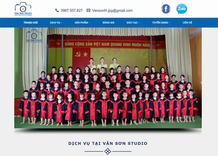 Download Website Lĩnh Vực Studio Free Chuẩn SEO
