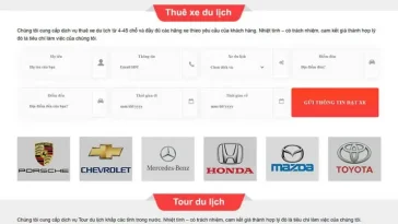Share Full code Free web dịch vụ xe khách, xe du lịch, thuê xe tự lái