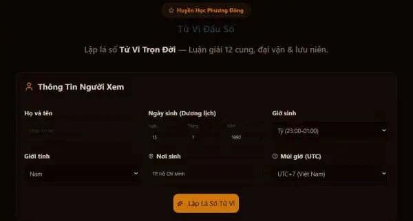 lap la so tu vi online AI