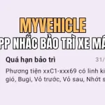 MyVehicle: App nhắc bảo trì xe máy tiện lợi và bảo mật
