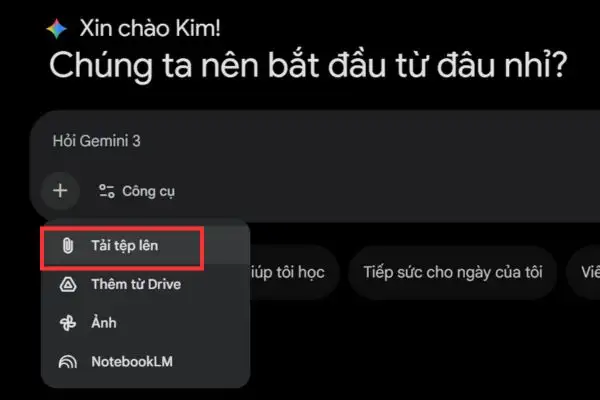 Cách chọn kiểu tóc phù hợp bằng AI: Bí quyết F5 diện mạo 12 Chọn "Tải tệp lên"