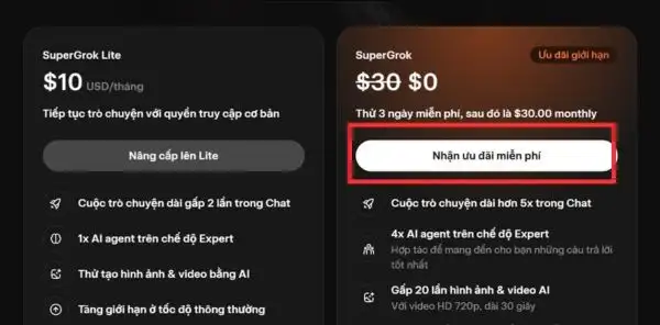Cách nâng cấp SuperGrok Heavy miễn phí 1 năm qua Amazon Pay 26 Tìm đến gói SuperGrok