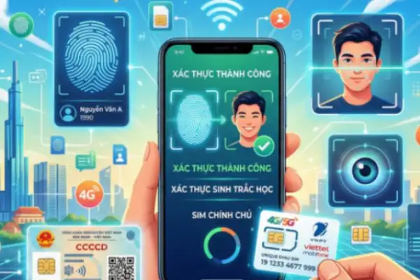 Cách xác thực SIM chính chủ trên VNeID từ ngày 15/4