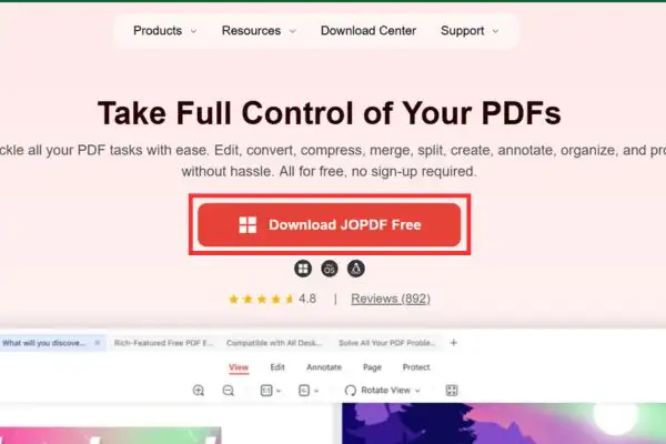 JOPDF: Phần mềm chỉnh sửa PDF đa năng cho Windows và Mac 18 Hướng dẫn cài đặt và sử dụng JOPDF để chỉnh sửa file PDF
