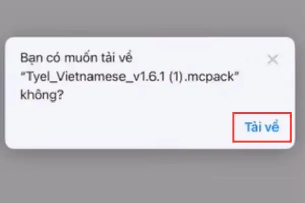 Tải file về thiết bị