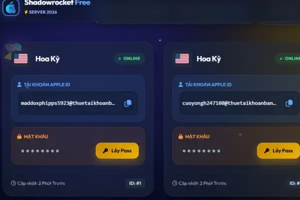 Lấy thông tin Apple ID và mật khẩu