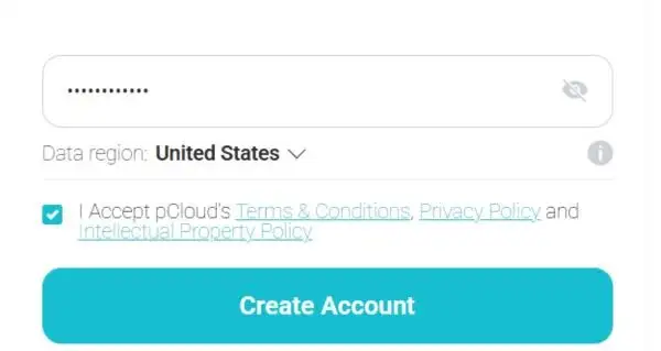 Nhấn Create Account