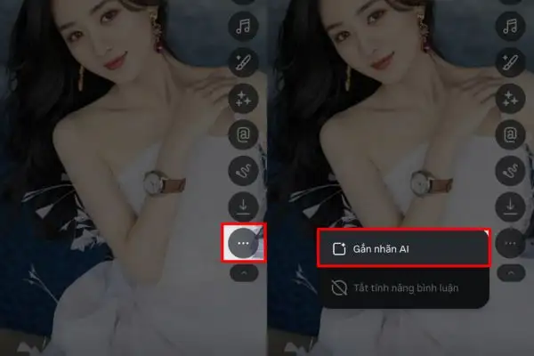 Kích hoạt tính năng Gắn nhãn AI