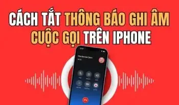 Cách tắt thông báo ghi âm cuộc gọi trên iPhone bằng EnsWilde