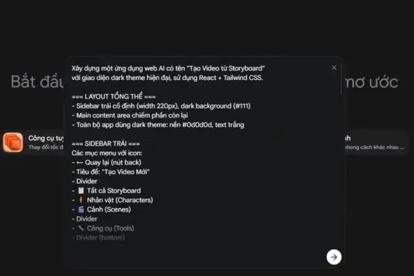 Cách tự tạo App Video AI để dùng Omni, Nano Banana không cần API Key 26 Dán kết quả trực tiếp vào trang Flow