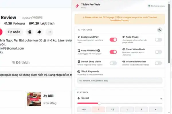 TikTok Pro Tools: Tiện ích “all in one” cho dân ghiền Tóp Tóp