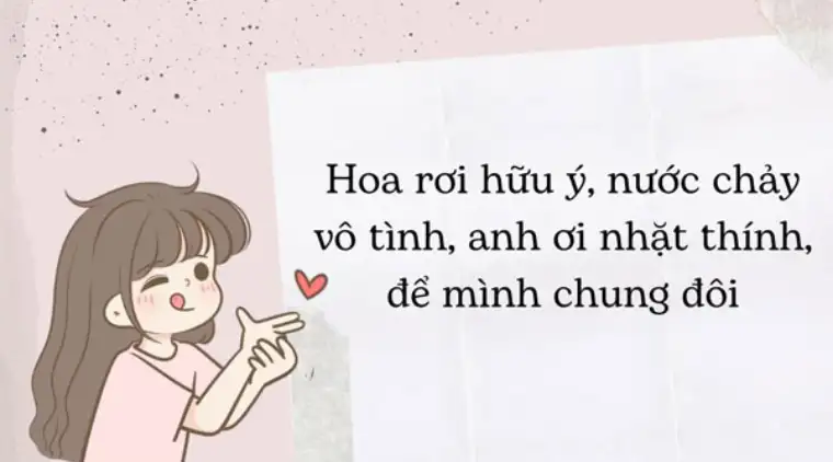 STT thả thính ngắn gọn, hài hước dành cho nữ