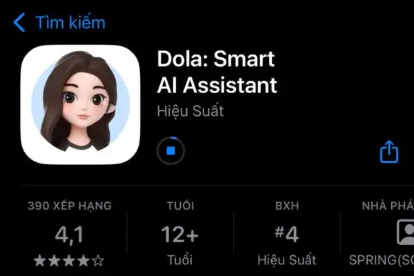 Tải và mở ứng dụng Dola