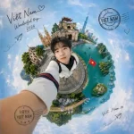 Cách tạo ảnh một vòng Việt Nam với phong cách Tiny Planet độc lạ