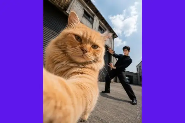 Cách tạo ảnh selfie cùng thú cưng hài hước cho các con sen 10 Hướng dẫn cách tạo ảnh selfie cùng thú cưng