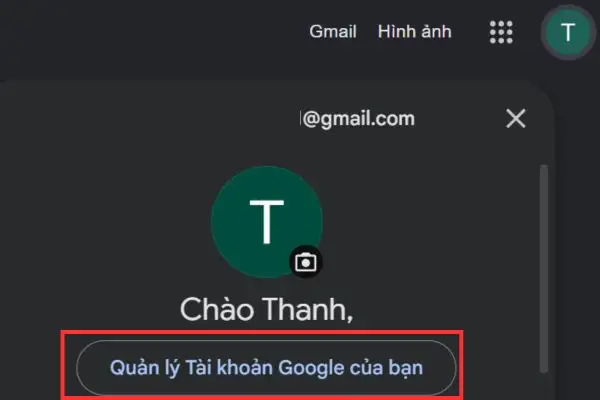 Hướng dẫn cách nhận Google AI Pro 1 năm miễn phí cho tài khoản mới 26 Vào phần Quản lý tài khoản Google của bạn
