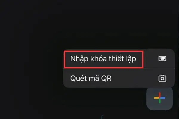 Hướng dẫn cách nhận Google AI Pro 1 năm miễn phí cho tài khoản mới 31 Chọn Nhập khóa thiết lập