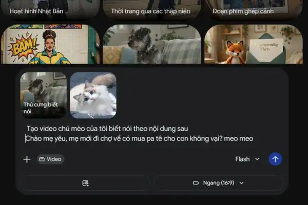 Nhập nội dung chi tiết bằng câu lệnh