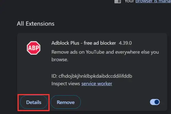 Lỗi extension Chrome không hoạt động và cách sửa nhanh nhất 12 Nhấn vào nút Details
