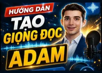 Hướng dẫn tạo giọng đọc Adam cho video TikTok triệu view