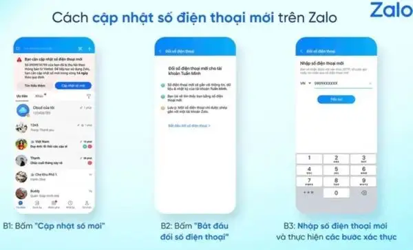 Hướng dẫn cách đổi số Zalo khi sim bị thu hồi
