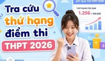 Tool tra cứu thứ hạng điểm thi THPT 2026, tự tin chọn trường ĐH